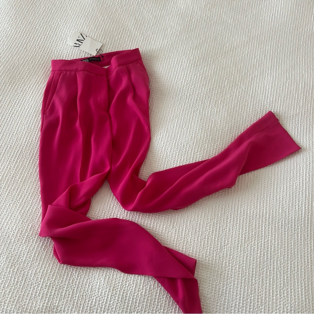 Hot Pink Zara Trousers NWT
